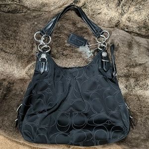 Coach black handbag
